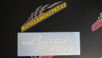 Samolepka Limited edition old