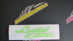 Samolepka Limited edition old