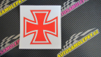 Samolepka Maltézský kříž 001