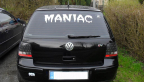 Samolepka Maniac 001