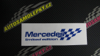 Samolepka Mercedes limited edition pravá