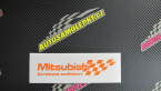Samolepka Mitsubishi limited edition pravá
