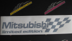 Samolepka Mitsubishi limited edition pravá
