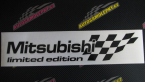Samolepka Mitsubishi limited edition pravá