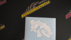 Samolepka Motorka 001 levá silniční motorky
