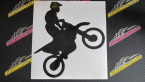 Samolepka Motorka 024 pravá motokros