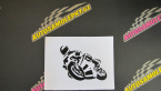 Samolepka Motorka 040 levá road racing