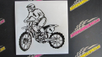 Samolepka Motorka 043 levá motokros