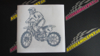 Samolepka Motorka 043 levá motokros