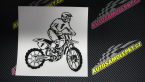 Samolepka Motorka 043 pravá motokros