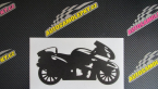 Samolepka Motorka 048 pravá silniční