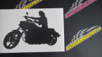 Samolepka Motorka 050 levá