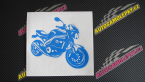 Samolepka Motorka 055 pravá