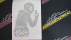 Samolepka Motorkář 002 pravá