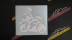 Samolepka Motorkář 005 pravá