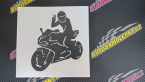 Samolepka Motorkář 006 levá