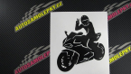 Samolepka Motorkář 006 levá