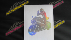 Samolepka Motorkář 006 levá