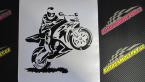 Samolepka Motorkář 010 pravá
