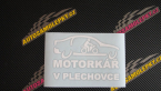 Samolepka Motorkář v plechovce