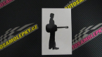 Samolepka Music 003 pravá hráč na kytaru