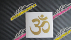 Samolepka Náboženský symbol Hinduismus Óm 001
