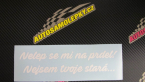 Samolepka Nelep se mi na prdel! Nejsem tvoje stará 001 nápis