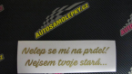 Samolepka Nelep se mi na prdel! Nejsem tvoje stará 001 nápis
