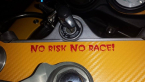 Samolepka No risk no race 002