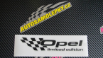 Samolepka Opel limited edition levá