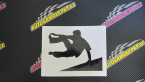 Samolepka Parkour 001 levá
