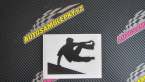 Samolepka Parkour 001 pravá