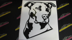 Samolepka Pes 054 pravá Pitbull