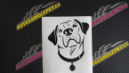 Samolepka Pes 119 levá Labrador