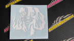 Samolepka Pes 132 pravá Cavalier king Charles spaniel