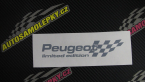 Samolepka Peugeot limited edition pravá