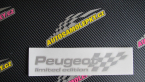 Samolepka Peugeot limited edition pravá