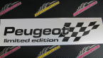 Samolepka Peugeot limited edition pravá