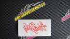 Samolepka Podpis Valentino Rossi