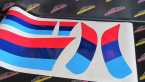 Samolepka Polep na bok BMW 5 M Power - BMW 5 M Packet