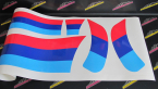 Samolepka Polep na bok BMW X6 M Power - BMW X6 M Packet