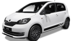 Samolepka Polep na bok Škoda Citigo šachovnice