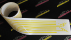 Samolepka Proužky kratší 135cm x 8mm / 8ks