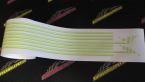 Samolepka Proužky kratší 135cm x 8mm / 8ks
