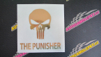 Samolepka Punisher 002 s nápisem