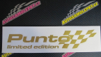 Samolepka Punto limited edition pravá