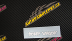 Samolepka Pussy wagon nápis v řádce