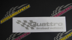 Samolepka Quattro limited edition levá