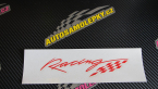 Samolepka Racing sachovnice