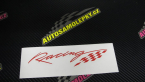 Samolepka Racing sachovnice